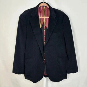 T Harris London Coat Blazer Men's Sizeā Large Black Formal Career Holiday